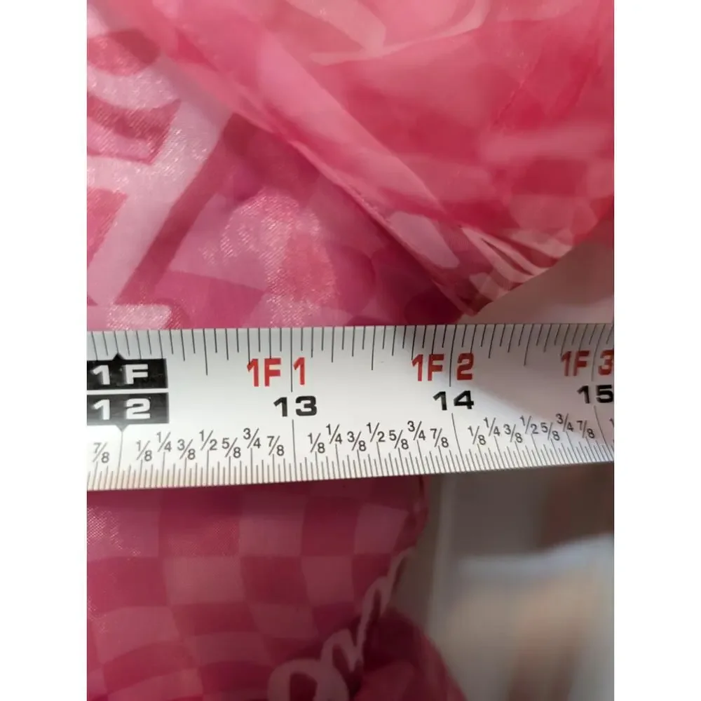 Girls Pink Barbie Dress With Puff Sleeves Halloween Costume Party Size XL(14)